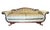 Victorian Antique American Classical Empire Revival Mahogany Swan-Neck Sofa With Paw Feet For Sale - Image 3 of 10
