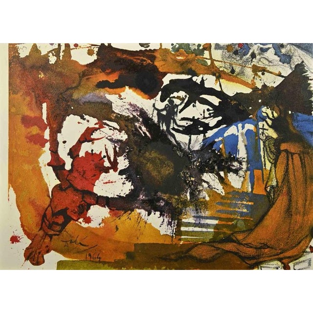 Salvador Dali, Linea Electa, Lithograph, 1964 For Sale - Image 4 of 4