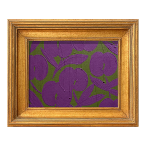 Ron Giusti Mini Orchid Forest Purple Acrylic Painting