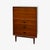 Brown Vintage Mid Century Modern Drop-Front Secretary Desk & Chest of Drawers. For Sale - Image 8 of 9