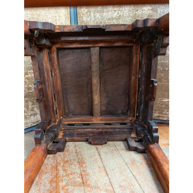 20th Century Rosewood Chinese Fand Deng Side Table or Stool For Sale - Image 15 of 16