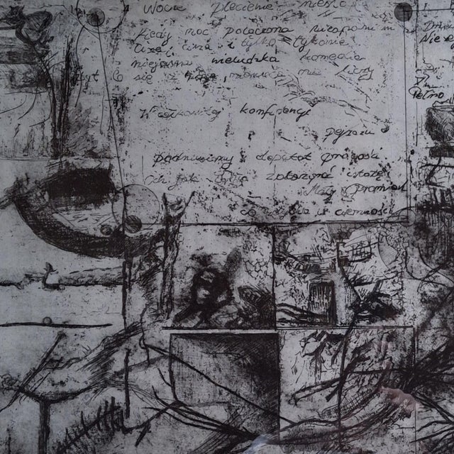 2000 - 2009 Andrzej Janeczko, Nocturnal Babble, 2007, Etching For Sale - Image 5 of 6