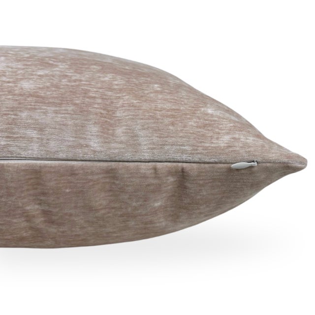 Antique Rose Velvet Pillow Cover, 20x20 Pillow For Sale - Image 4 of 4