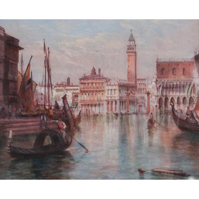 Alfred Pollentine, Venice, 1800s, Oil on Canvas, Framed For Sale - Image 3 of 11