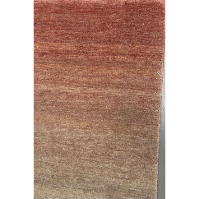 Modern Nepalese Wool & Silk Runner For Sale In Los Angeles - Image 6 of 10