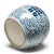 Chinese Blue and White Double Happiness Spice Jar For Sale - Image 4 of 7