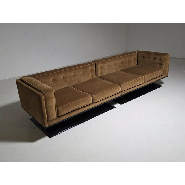 Sofa by Luigi Pellegrin for MIM Roma, 1960s, Set of 2 For Sale - Image 4 of 11