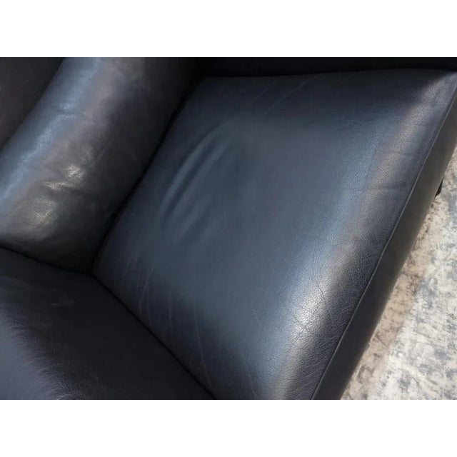 De Sede ds 235 set consisting of two real leather, in the color black. Dimensions: B/t/h 81 cm / 85 cm / 82 cm Seat...