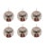 2020s Iron Disc Deer Ornament Set of 6 For Sale - Image 5 of 5