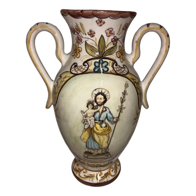 St. Joseph Amphora Vase, 1997 For Sale