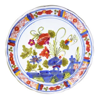 Last Call - Italian Blue Carnation / Garofano Faenza Saucer For Sale