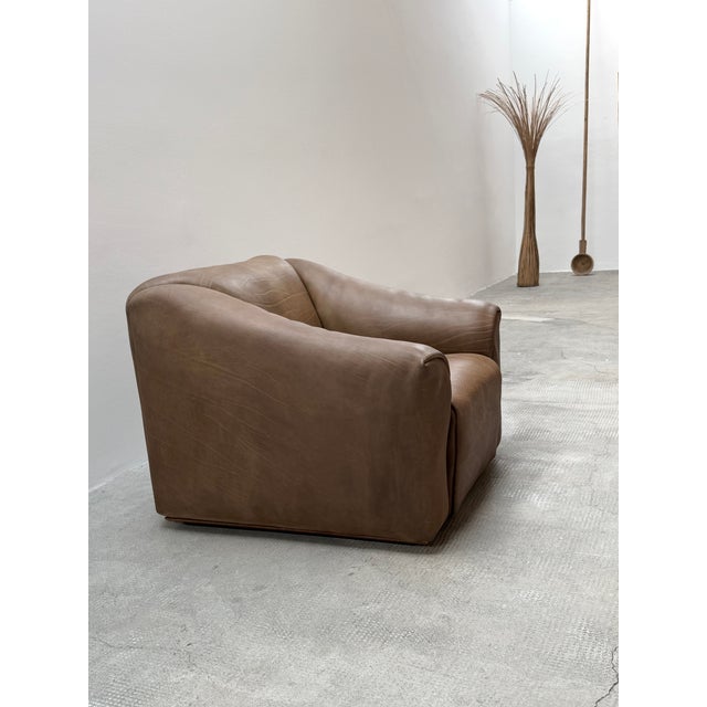Vintage Swiss DS-47 Chair in Buffalo Leather from De Sede, 1970s For Sale - Image 3 of 12