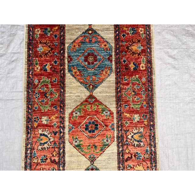 2010s Traditional Serapi Hand Knotted Wool Rug Runner 2'5 X 9'9 For Sale - Image 4 of 8