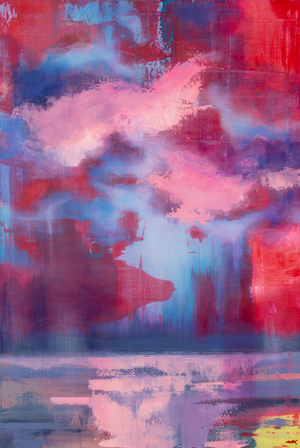 Ana Barbić Katičić, Hypnotic Clouds, Acrylic on Canvas