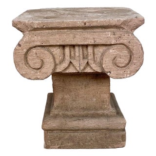 1970s Carved Stone Capital For Sale