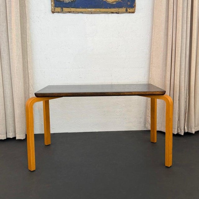 Mid-Century Modern 1950s Mid-Century Modern Birch Bentwood Side or Coffee Table by Thonet For Sale - Image 3 of 9