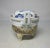 Beautiful incense burner from the Edo period. Made of Hirado porcelain with a pierced blue and white lid and signature...