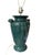Vintage Neoclassical Green Ceramic Table Lamp For Sale - Image 10 of 14
