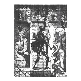 1997 Adrienne Anderson Tableau Vivant Lithograph For Sale