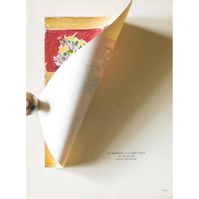 The School of Paris 1946 After Henri Matisse, "The Dancer in the Blue Dress" First Edition Parisian Period Lithograph For Sale - Image 3 of 8