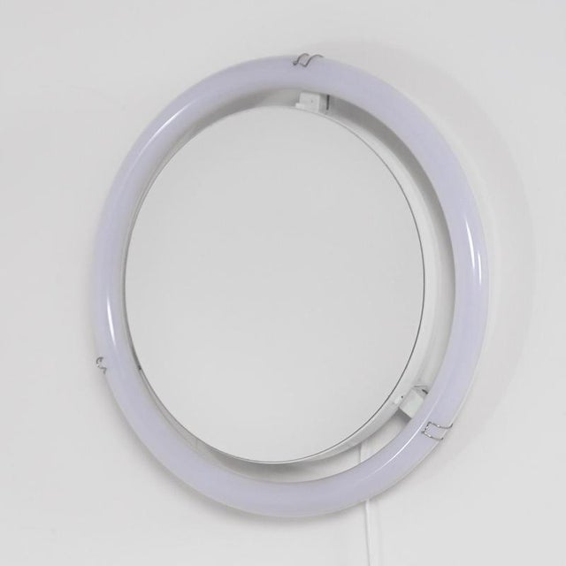 Vintage Round Mirror, 1970s For Sale - Image 6 of 9