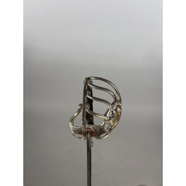 Silver Sabre of the 2nd Company of Musketeers "Black" of the King's Household, Model 1814 Louis XVIII For Sale - Image 8 of 12