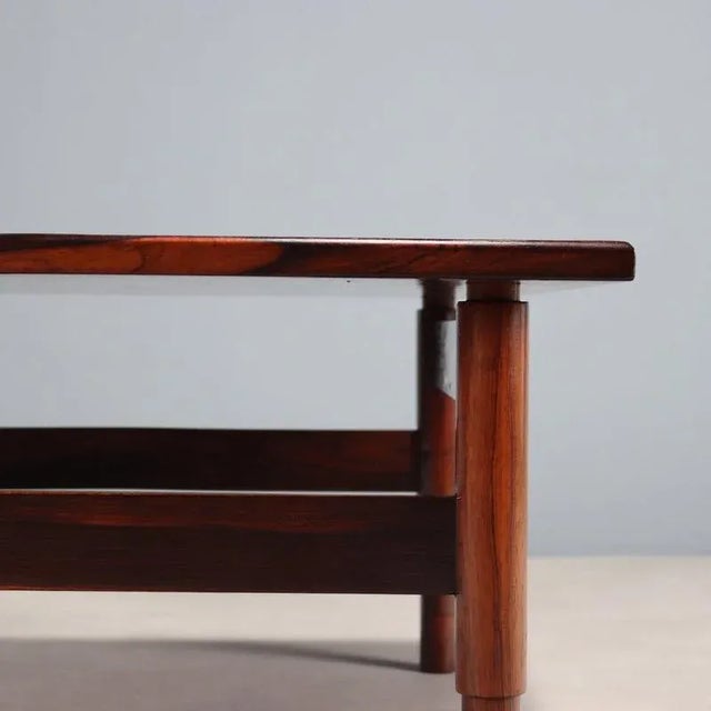 Vintage Coffee Table in Wood Veneer, Italy, 1960s For Sale - Image 5 of 8