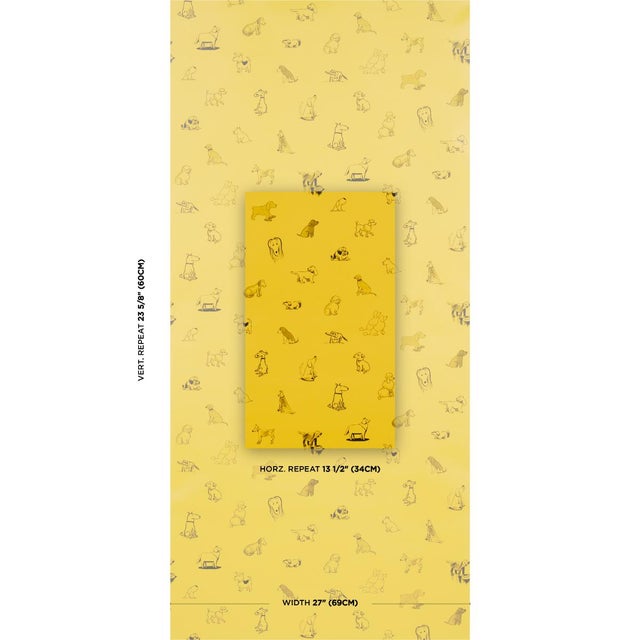 Part of the New Yorker Collection, Good Dogs Everywhere is a delightful wallpaper featuring beloved canines that have...