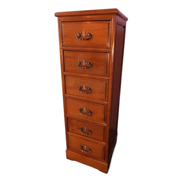 Vintage 1960s Lacquered Rosewood Lingerie Chest of Drawers George Yee Asian Hong Kong For Sale