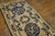 18th Century Chinese Ningxia Carpet ( 2'9" x 7' - 85 x 215 cm ) Antique Ningxia Chinese Medallion Beige 1775 Hallway...