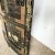 Chinese Black Lacquered and Hand Painted Demi Lune Cabinet For Sale - Image 9 of 10