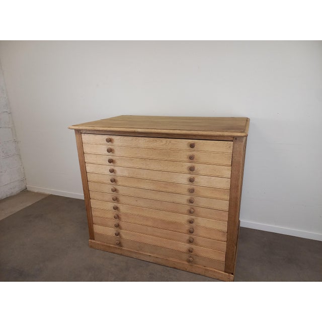 Vintage Drawer Cabinet in Oak For Sale - Image 18 of 18