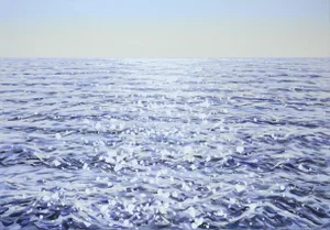 Ocean. Light on the Water 2.Modern Original Hand Painting.