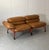 Two-Seater Sofa with Red Lacquered Tubular Structure, 1970s, in Good conditions. Designed 1970 to 1979