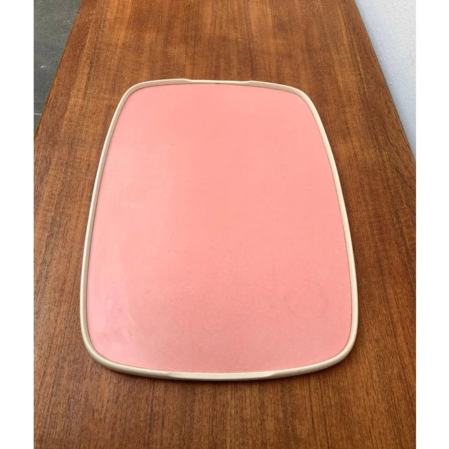 Blue Mid-Century Plastic Blue & Pink Flip Tray, 1960s For Sale - Image 8 of 18