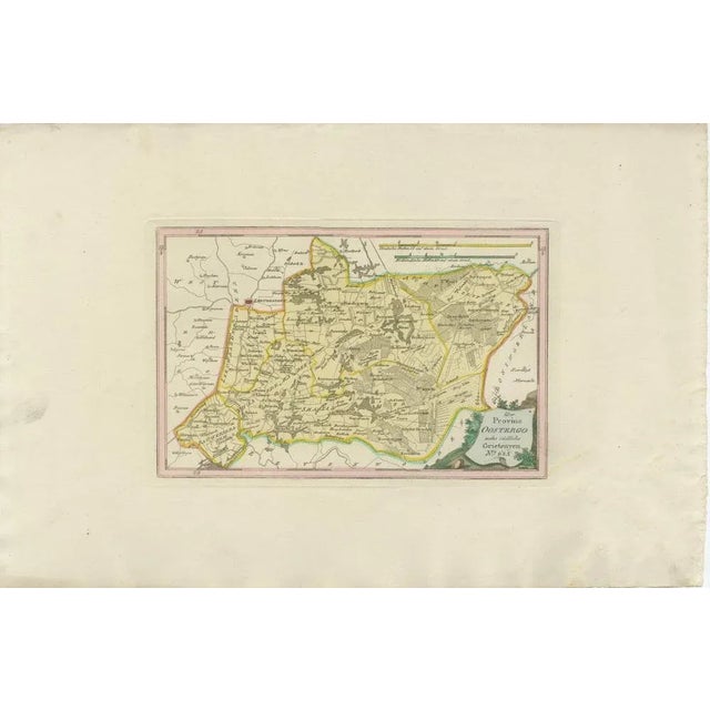 Original engraved map titled Der Provinz Oostergo sexs östliche Grietenyen No. 643, published in Vienna in 1791. This map...