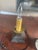 Vintage French Style 1940s Wood Base Candlestick Night Lamp For Sale - Image 4 of 6