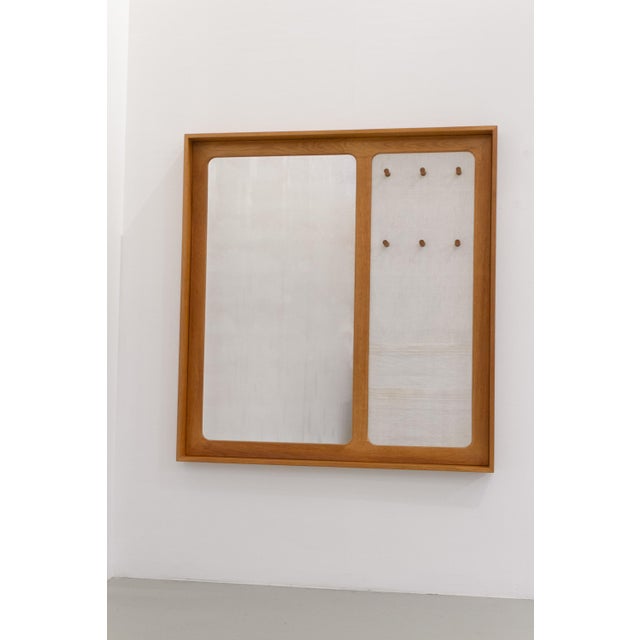 Danish Oak Model 600 Mirror from Aksel Kjersgaard, 1960s For Sale - Image 9 of 18