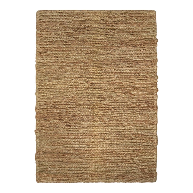 Rug & Kilim Thick Woven Natural Fiber Rug, 10' x 14' For Sale