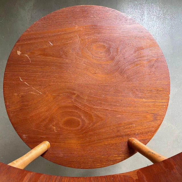 Wood Side Chair by Ferdinand Lundquist & Co, Sweden, 1950s For Sale - Image 7 of 11