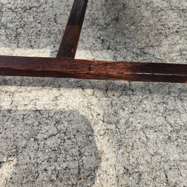 Antique English Oak Dining Chairs 1800s Set of 6 For Sale - Image 16 of 16