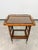 1920s Art Deco Walnut and Brass Tea Trolley with Serving Tray, 1920s For Sale - Image 5 of 12