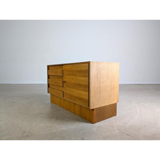 Mid-Century Modern Mid-Century Walnut Sideboard with Drawers, 1970s For Sale - Image 3 of 10