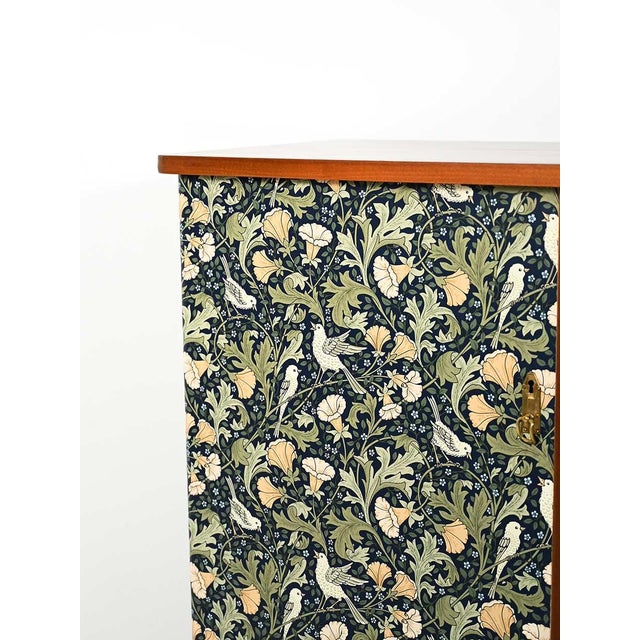 Wood Scandinavian Upholstered Cabinet, 1950s For Sale - Image 7 of 13
