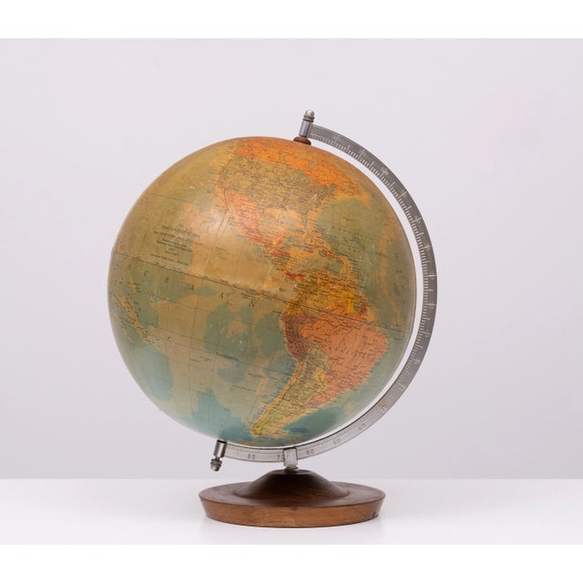 Raths Political Earth Globe, Germany, 1950s For Sale - Image 9 of 9