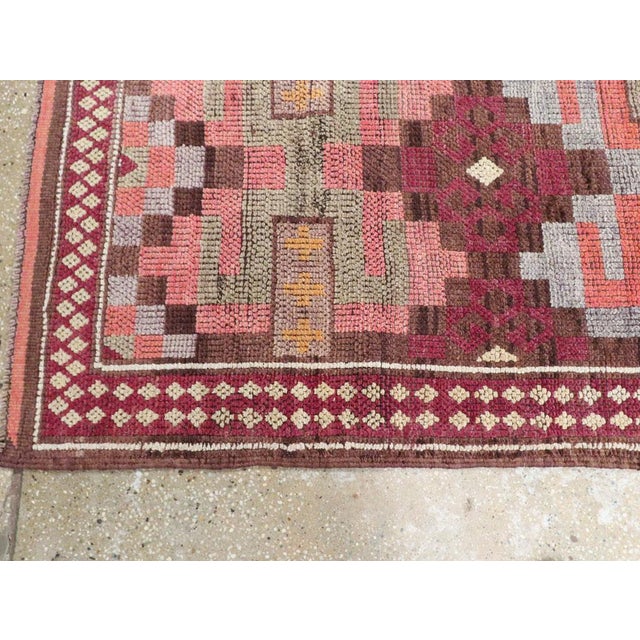 Textile Galerie Shabab Collection Mid-20th Century Turkish Anatolian Long Runner For Sale - Image 7 of 9
