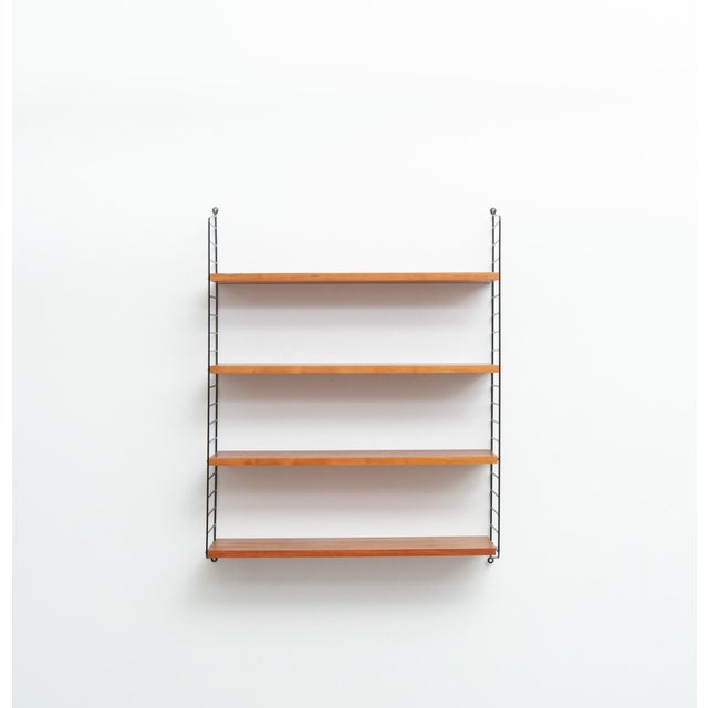 String Wall Shelf by Kajsa & Nisse Strinning, 1950s For Sale - Image 12 of 12