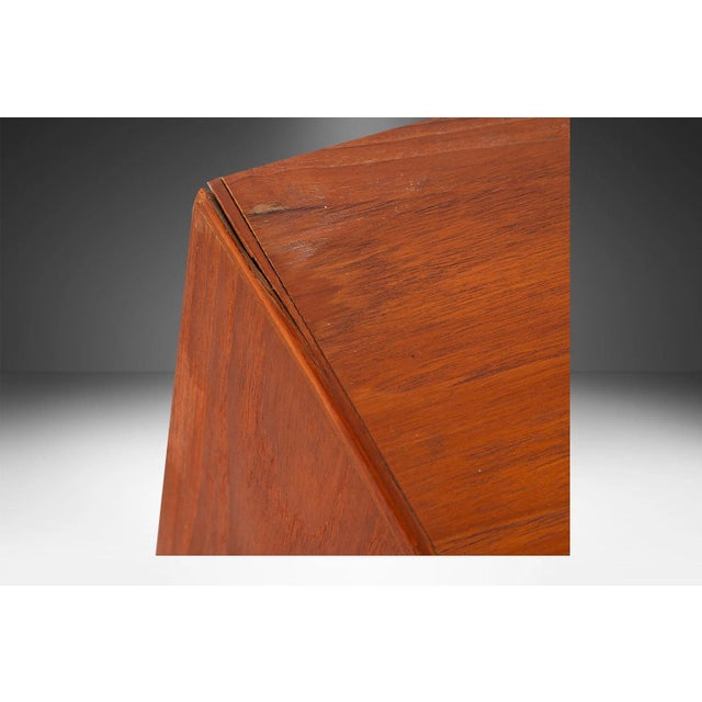1960s Danish Mid-Century Modern Long Teak Dresser For Sale - Image 10 of 10
