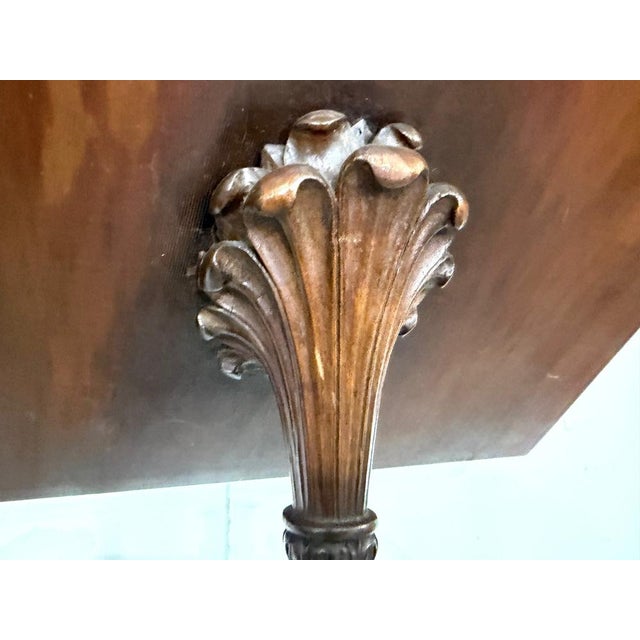 Brown 19th Century Style Adjustable Bookend or Music Stand in Hand-Carved Walnut, Italy, 1950s For Sale - Image 8 of 18