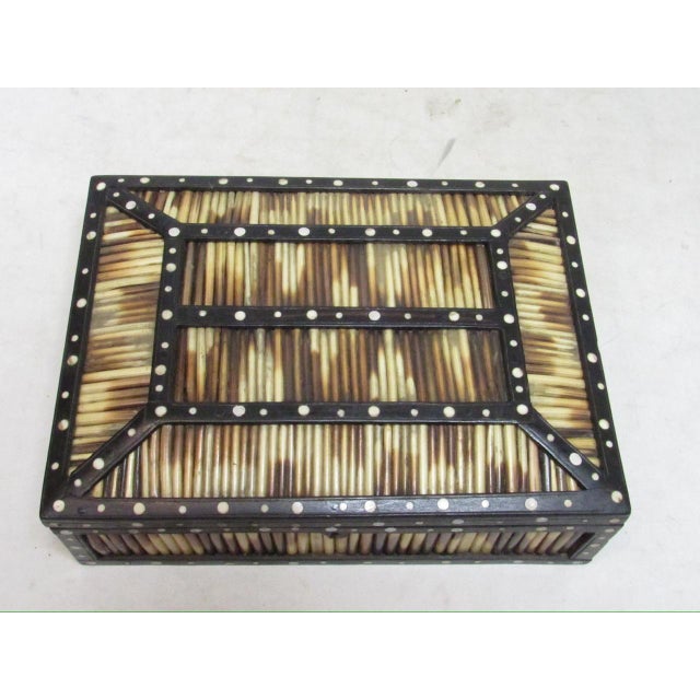 Antique Anglo Indian Porcupine Quill Box For Sale - Image 9 of 12